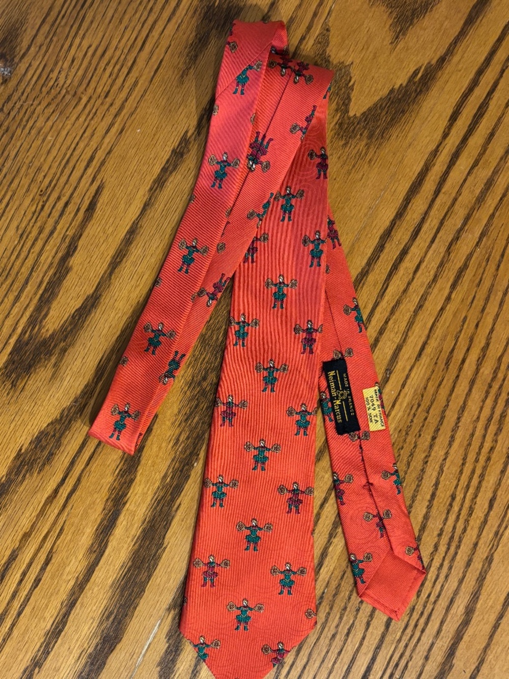 Hermes red necktie